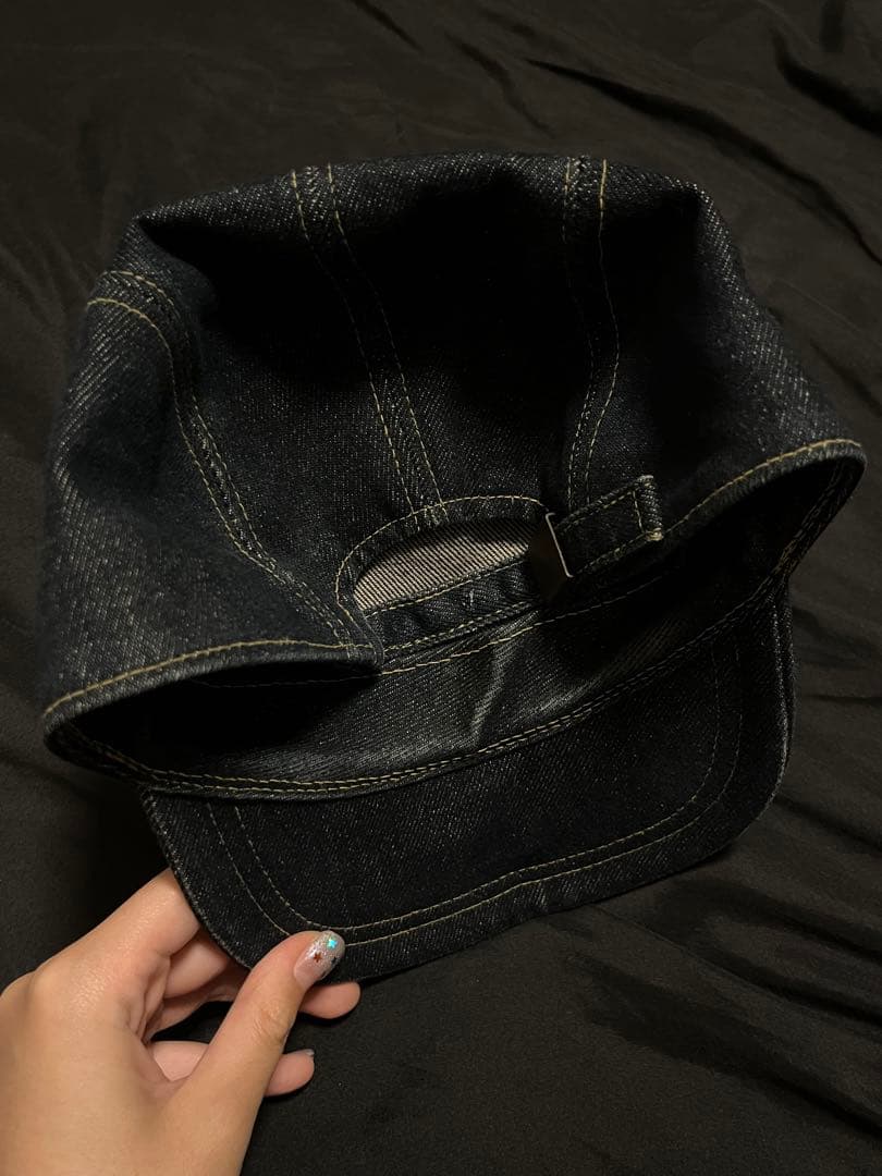 Harley-Davidson デニムキャップ 雑貨 古着 90s HARLEY DAVIDSON バー