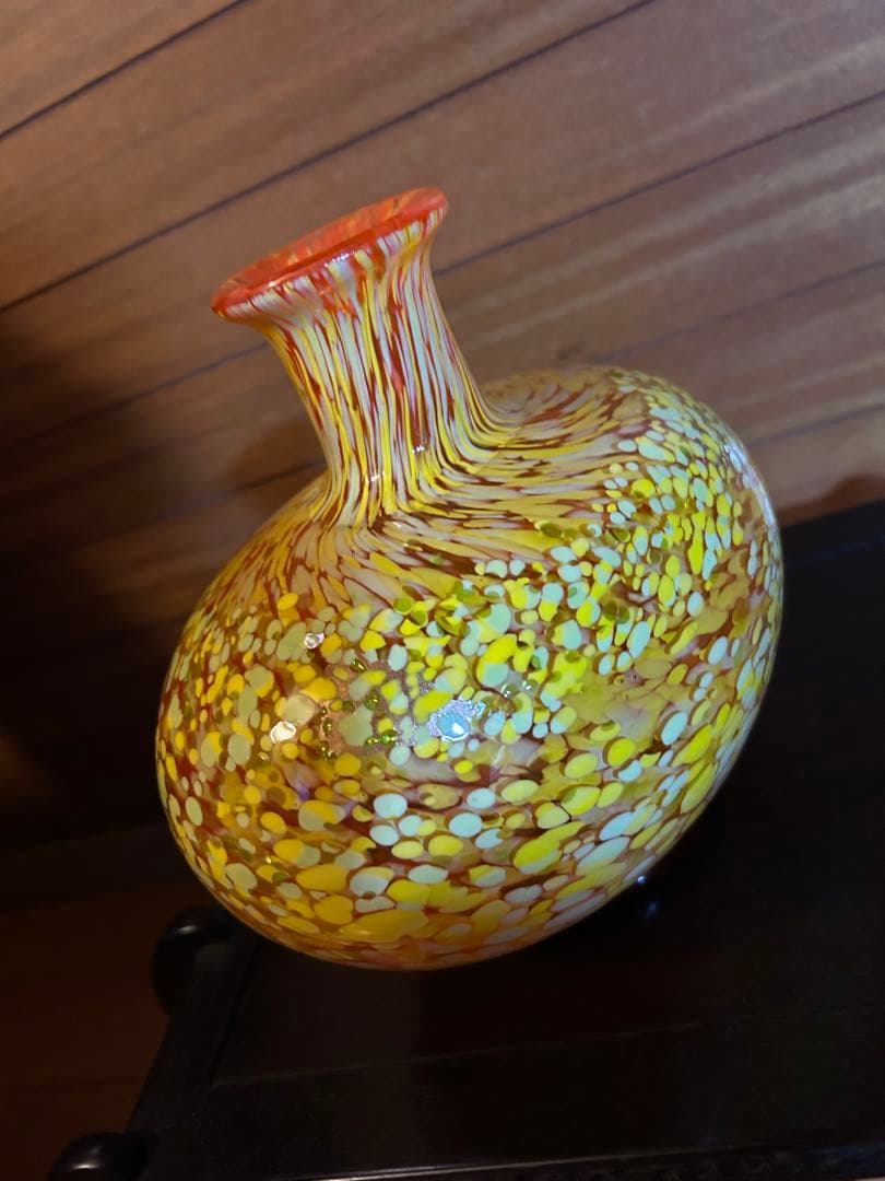 津軽びいどろ 大川薫工房 花瓶