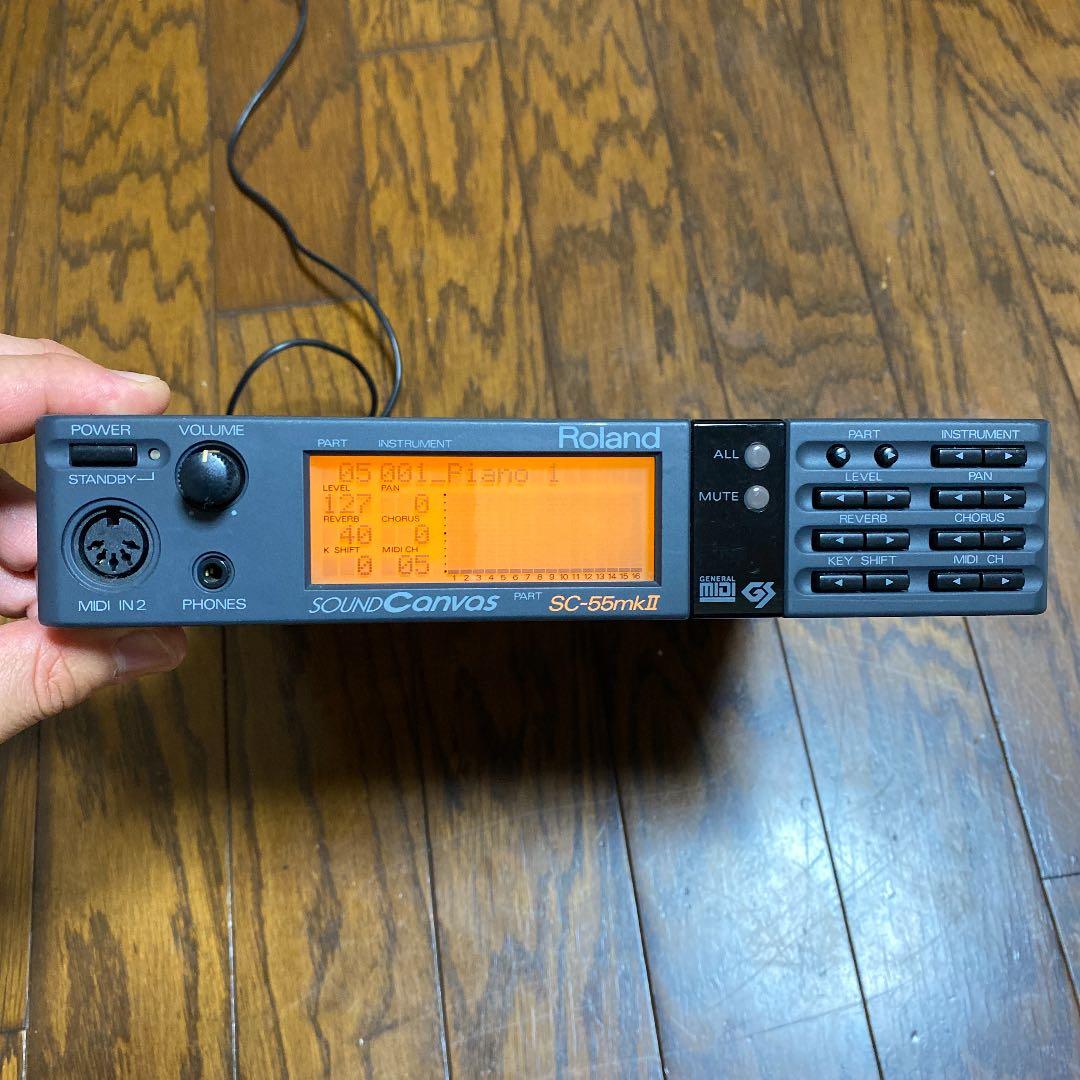 ROLAND SC-55 mkⅡ MIDI音源 midi音源モジュール Roland SC-55 mk2