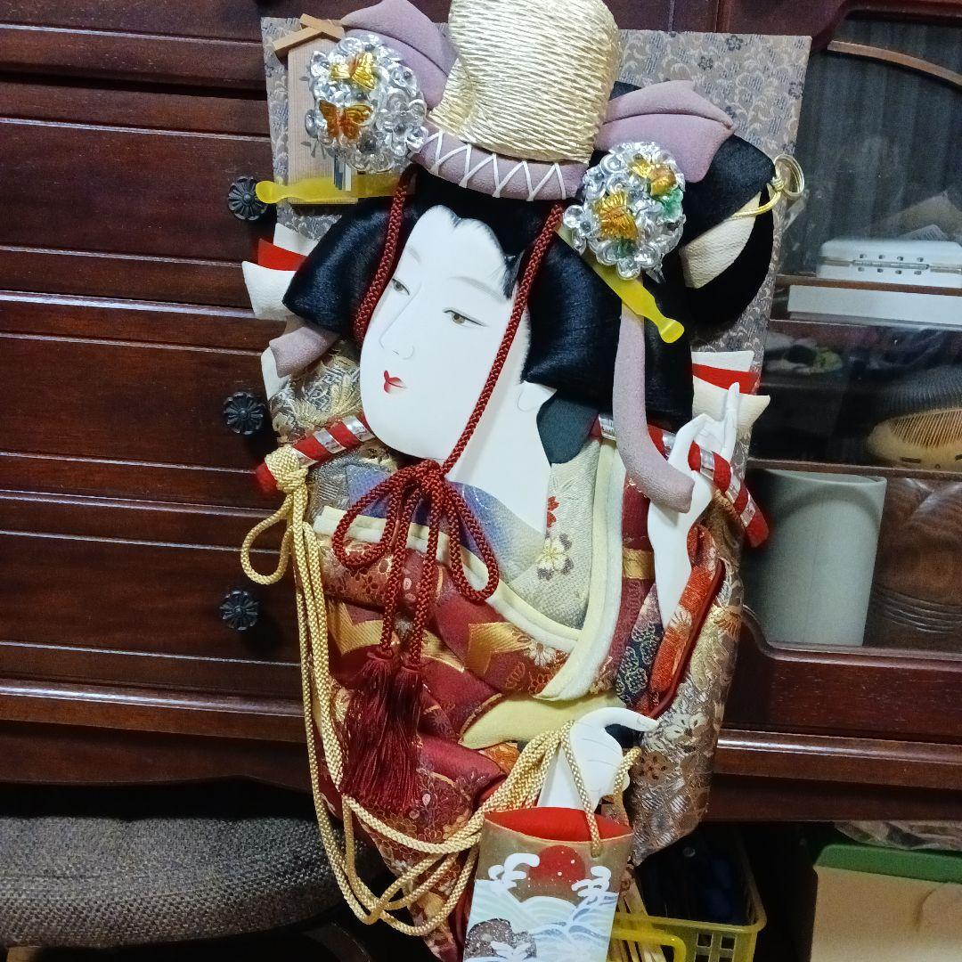 お正月 羽子板【昭和36年】汐汲 伝統的な羽子板 約60cm - メルカリ