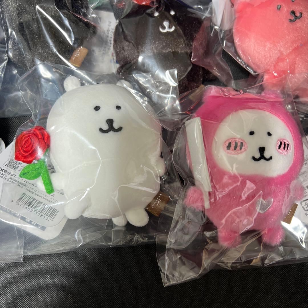 ナガノマーケット　なナガノのくま マスコット 14種セット　ローズ　可愛い札持ち