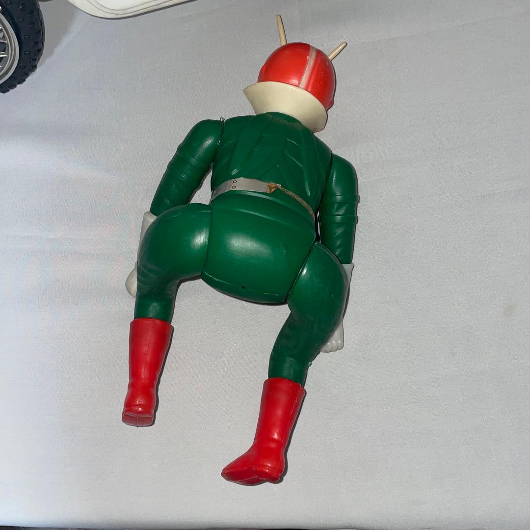 仮面ライダーV3 ハリケーン号　石森章太郎　大型ポリ製　ソフビ