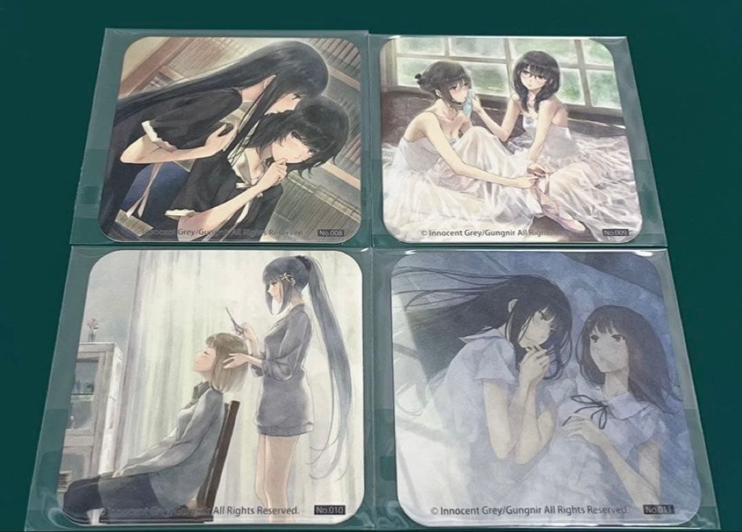 【激レア】　Innocent Grey FLOWERS コースター　コンプセット