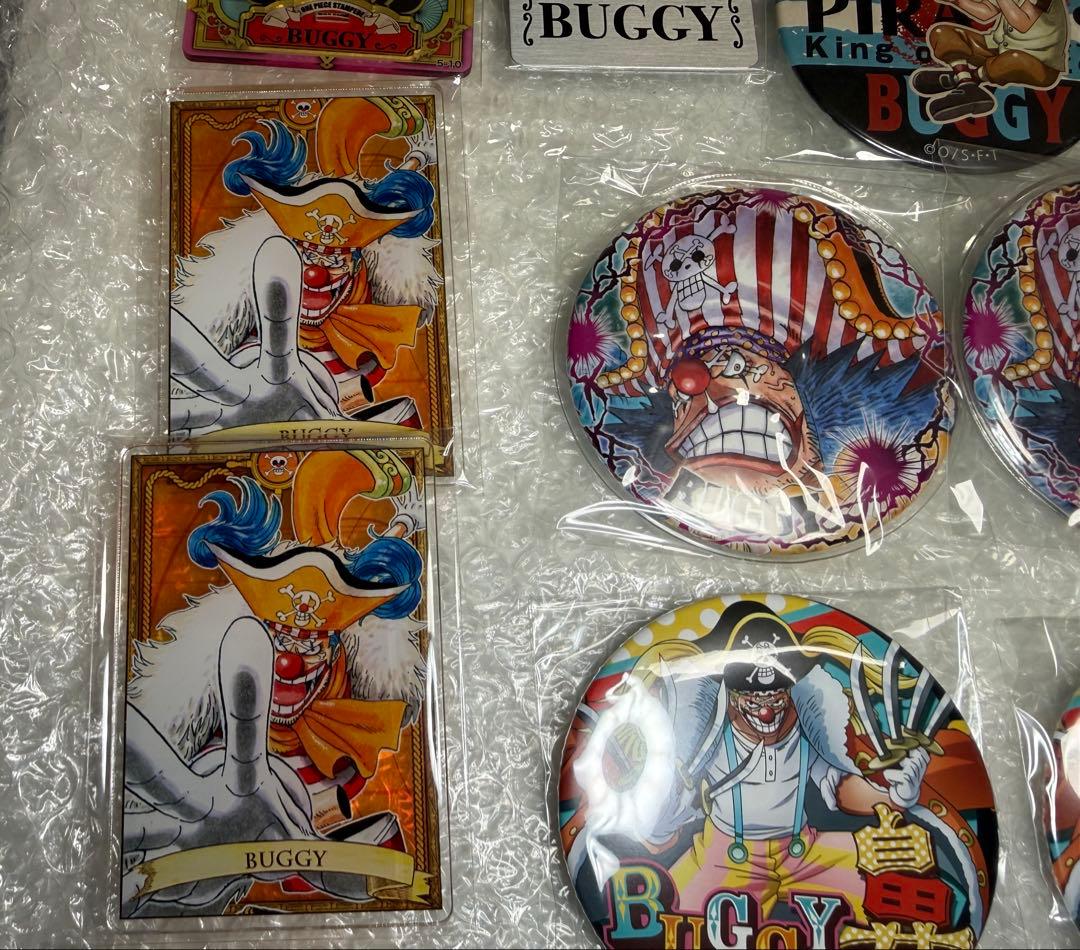 ワンピース　バギー　缶バッジ　麦わらストア限定　一番くじ