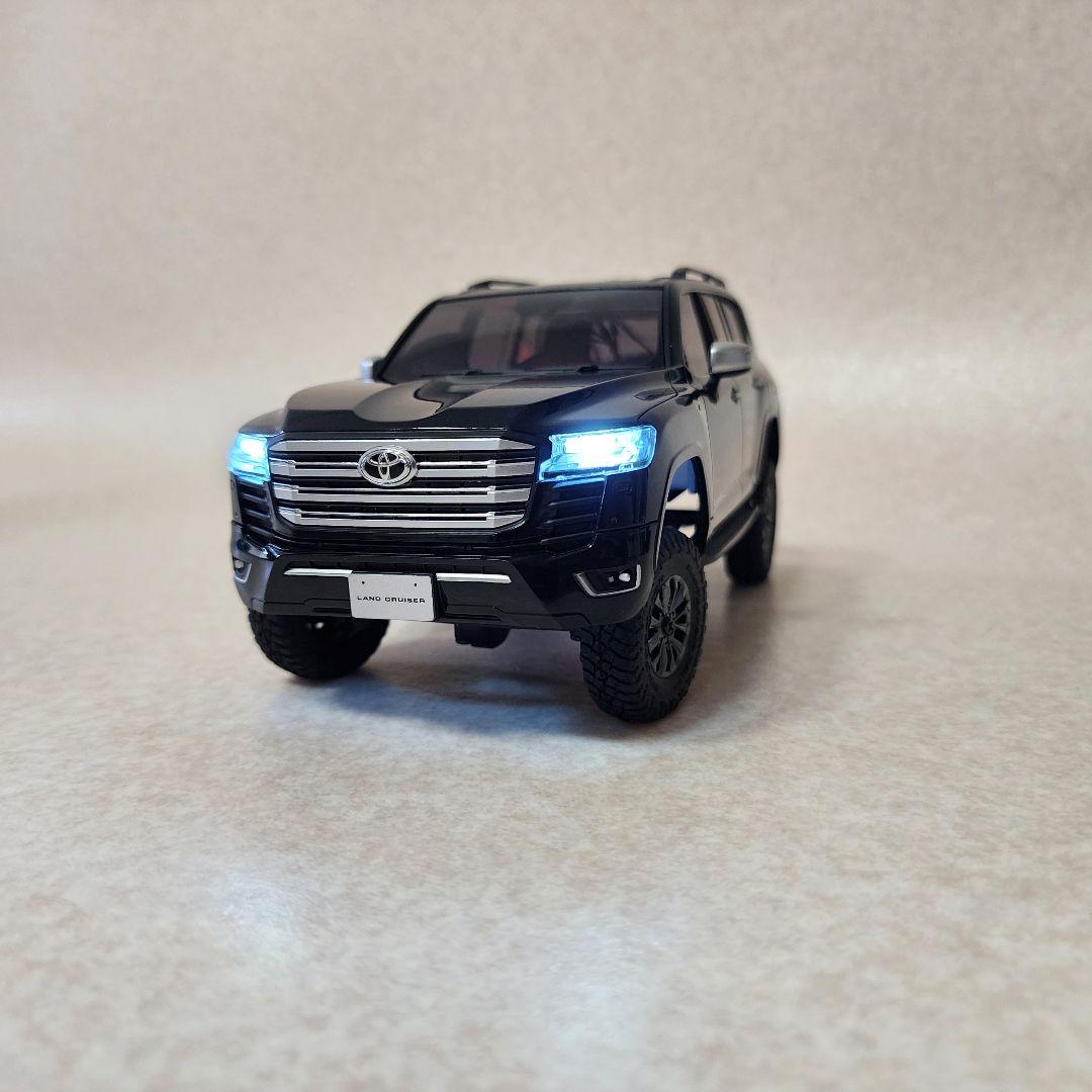 ミニッツ4x4 ランドクルーザー300 ブラック LED付き レディセット