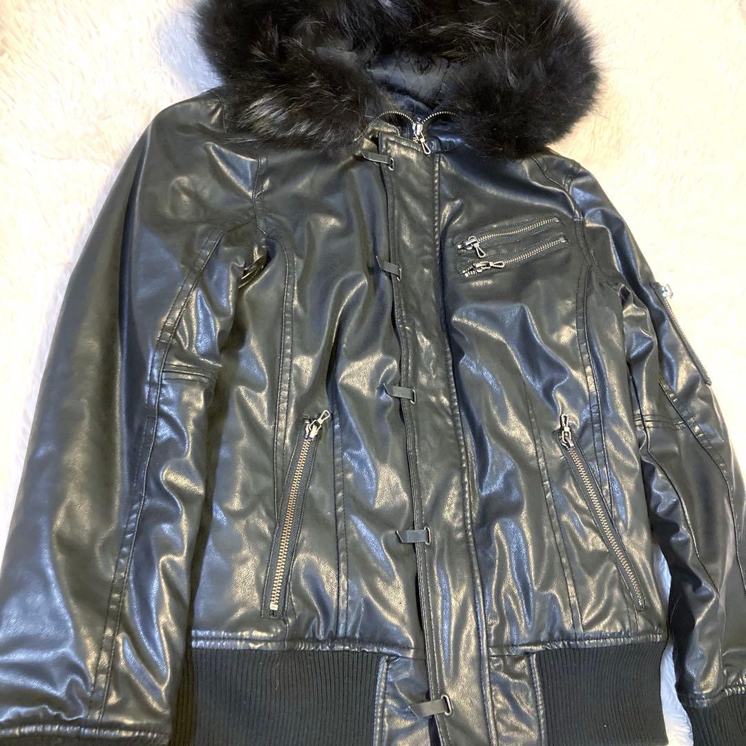 美品】FUGA フーガ レザージャケット ライダース サイズ44