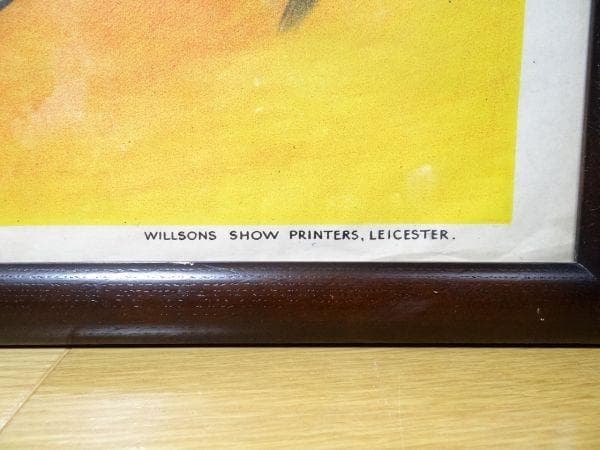 30年代 アンティーク WILLSONS ウィルソンサーカス ピエロ ポスター