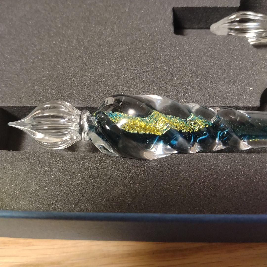 ガラスペン　銀河鉄道の夜　ガラス工房LUC