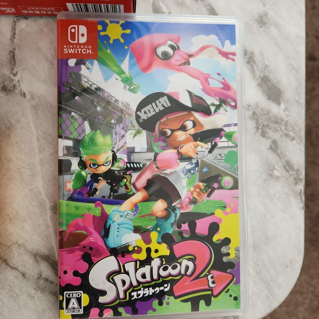Nintendo Switch 本体 青/黄 スプラトゥーン2同梱