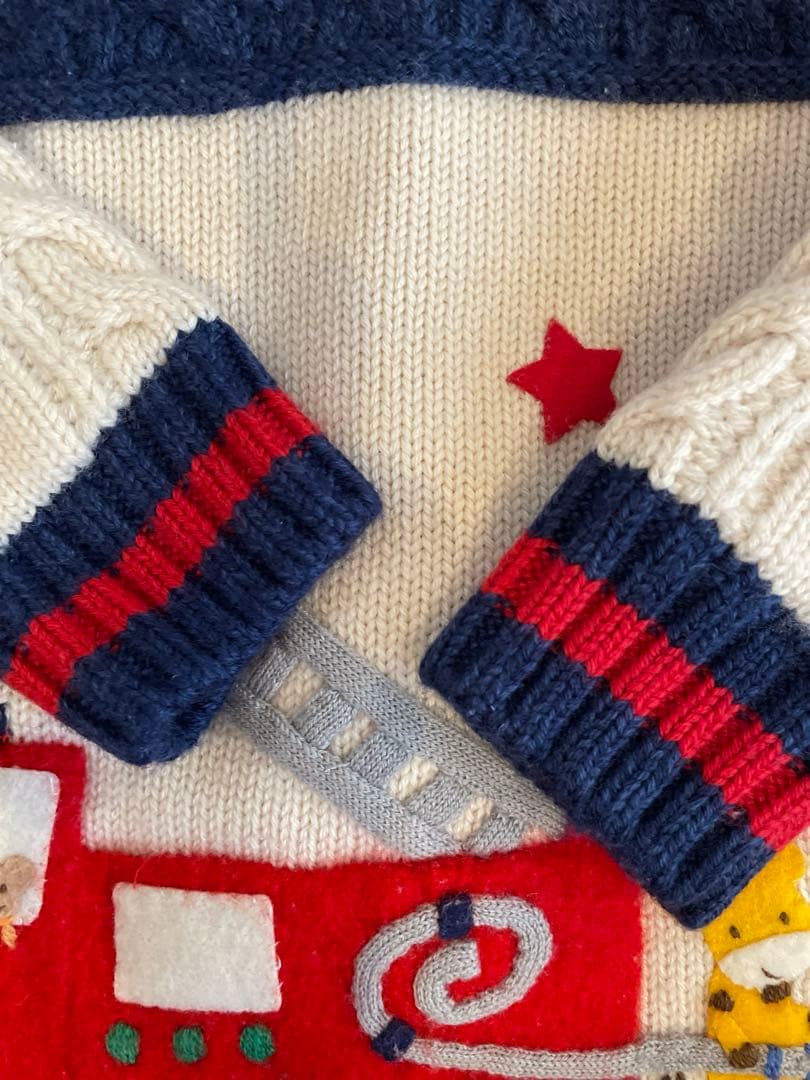 ミキハウス　ニットジャンパー　80