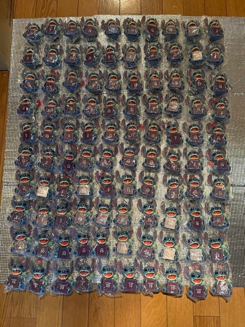 スティッチ キーホルダー100個　未使用