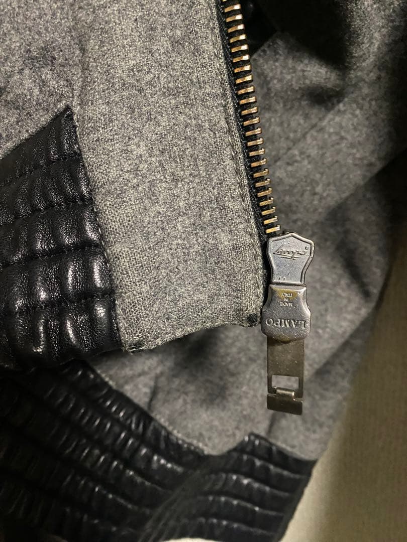 04aw dior homme レザーブルゾン スタジャン ディオールオム - メルカリ