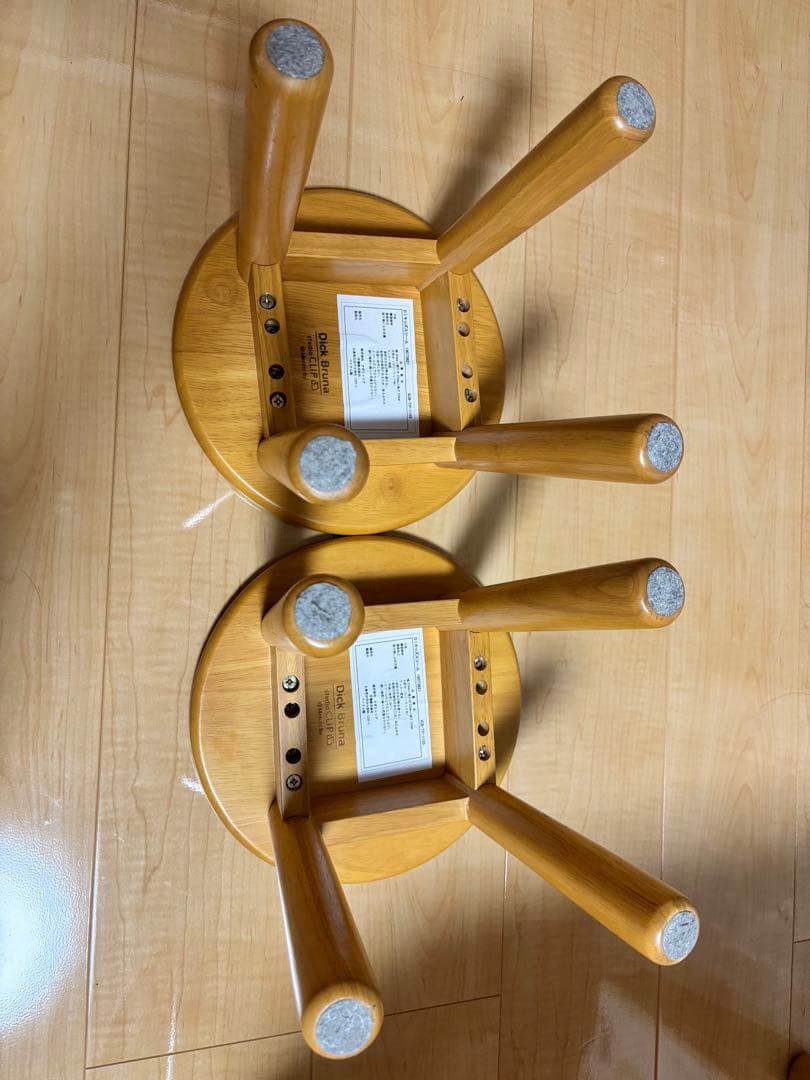 スタディオクリップ ミッフィーキッズテーブル スツール 3点セット