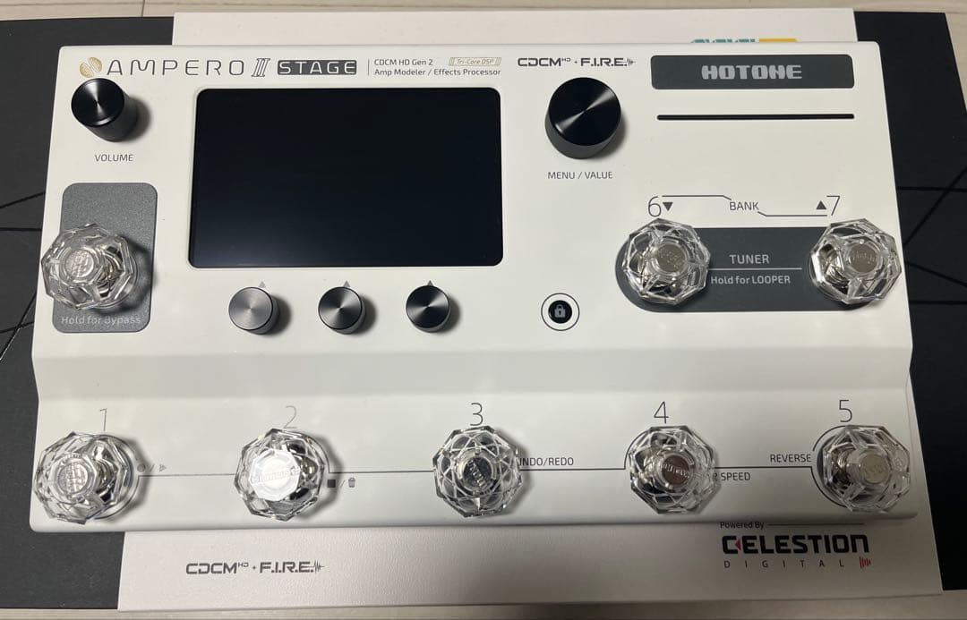 【美品】Hotone Ampero II Stage ギターマルチエフェクター