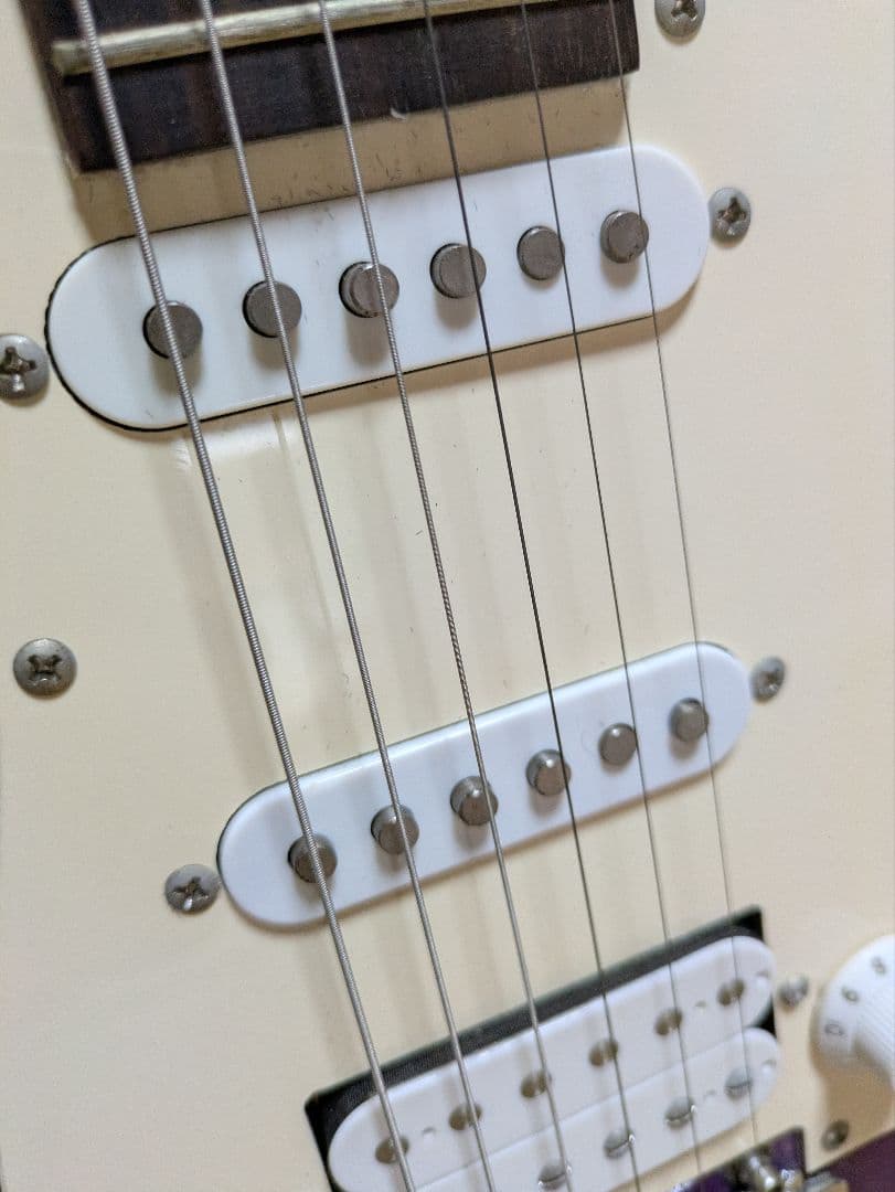 レイフィールド　Rayfield エレキギター パープル