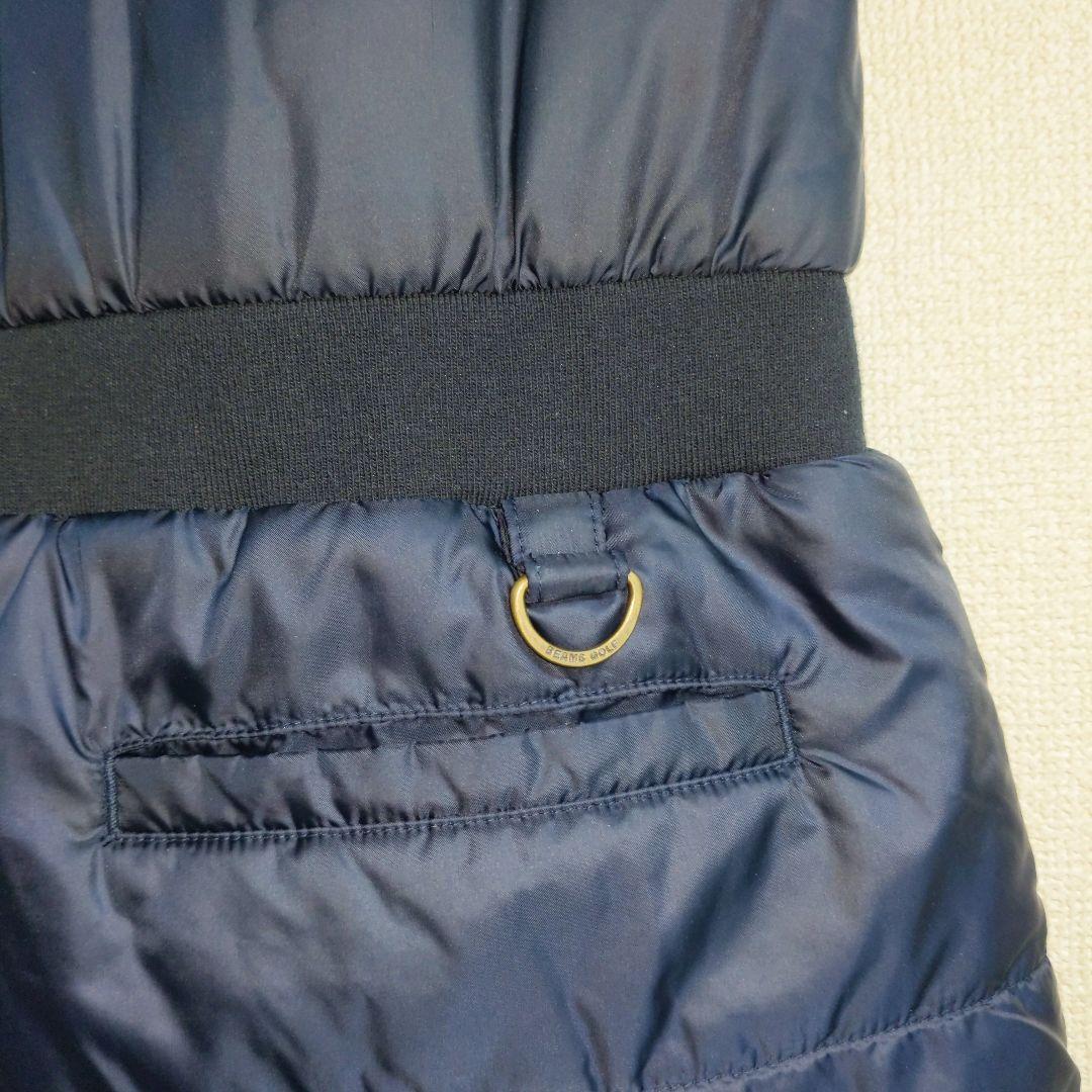 さくママ　美品！ビームスゴルフ　中綿ワンピースМ　紺