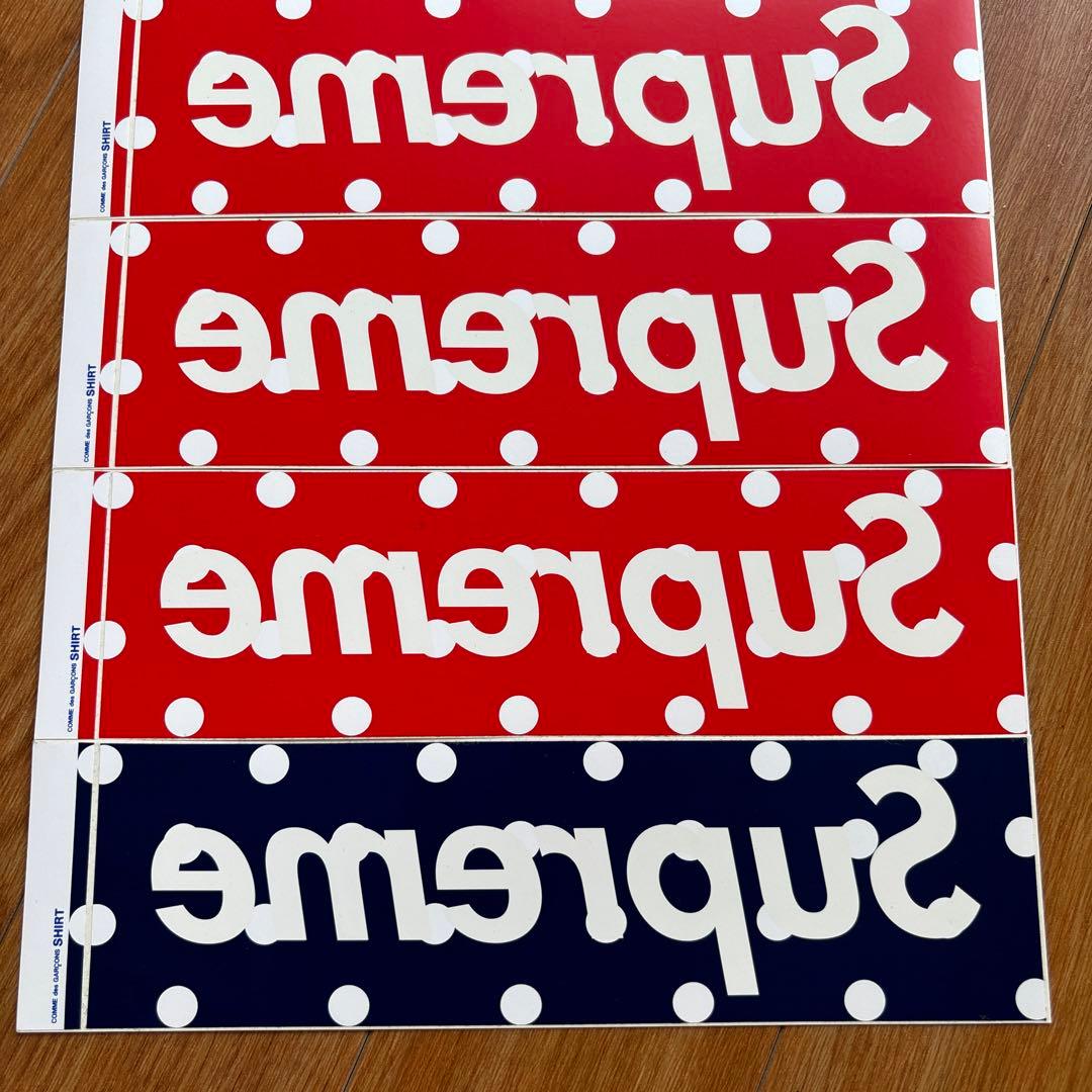 Supreme ステッカー ドット柄　コムデギャルソン　garçons