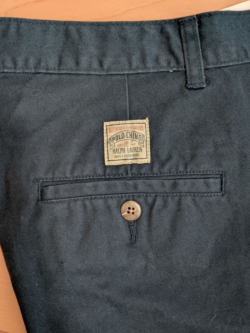 デッドストック 90s ポロ ラルフローレン クラシック ツータック チノ