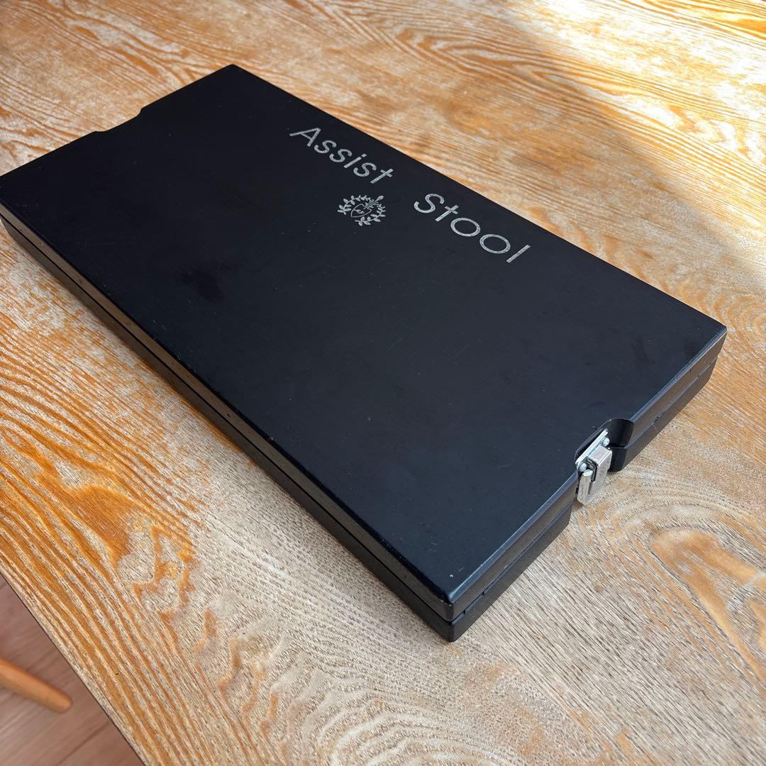 吉澤　アシストスツール　折りたたみ式　黒