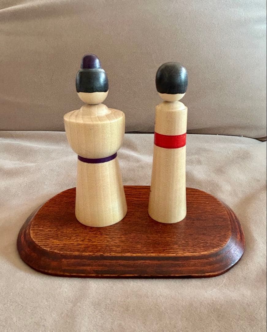 美品］こけし雛 柿澤是隆 鳴子こけし