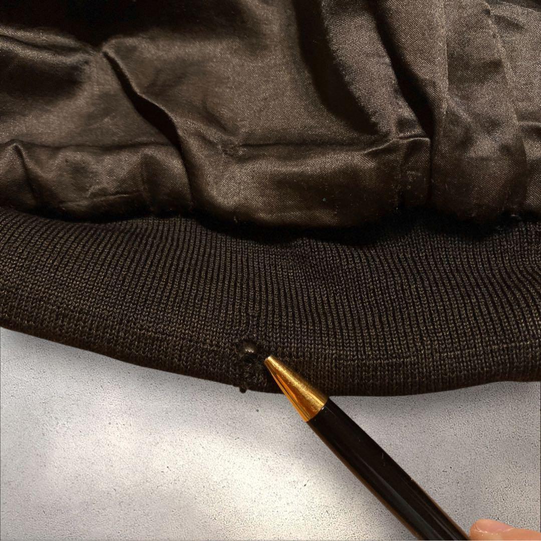 ヒロA2レザージャケットブラウンボンバージャケット短丈フライトヴィンテージ