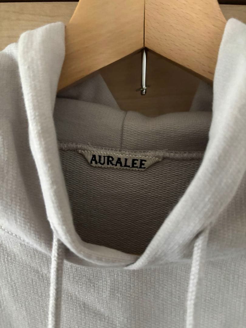 トップス AURALEE SUPER SOFT SWEAT BIG P O PARKA