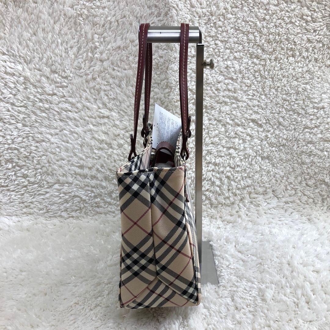 BURBERRY BLUE LABEL ノバチェック ハンドバッグ ベージュ