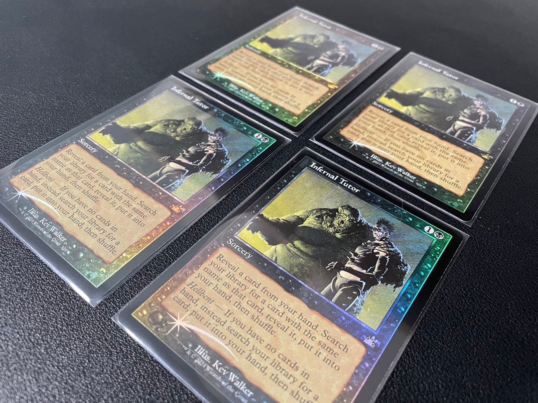 冥府の教示者DIS版英語FOIL 4枚セット