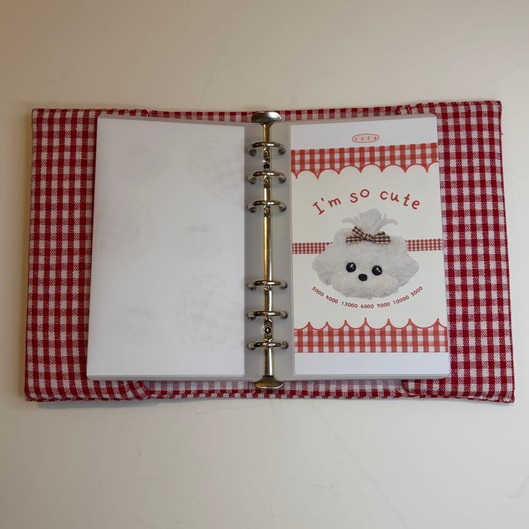 ラスト1点】ふわふわわんちゃん バインダーカバー リフィルセット A6