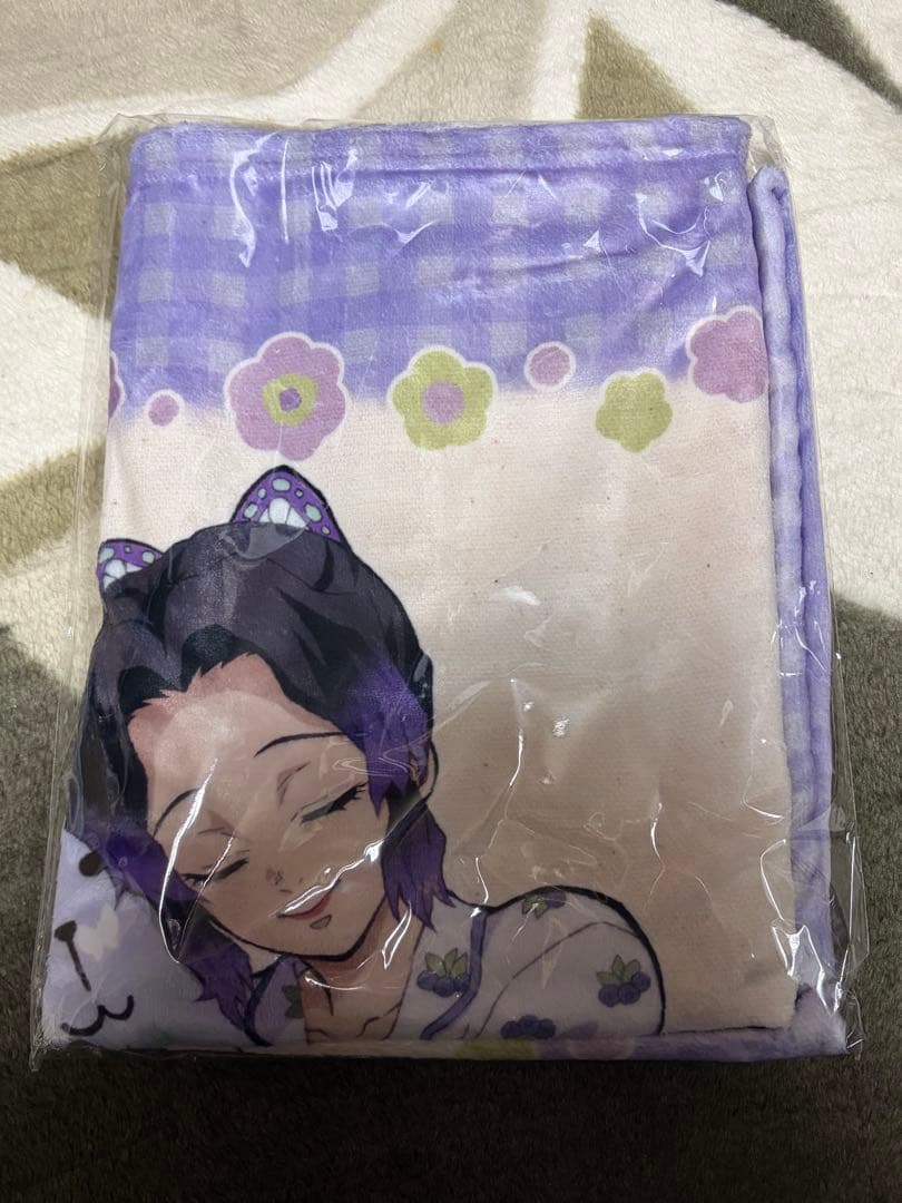 鬼滅の刃×CRAFTHOLIC もふもふブランケット 胡蝶しのぶ