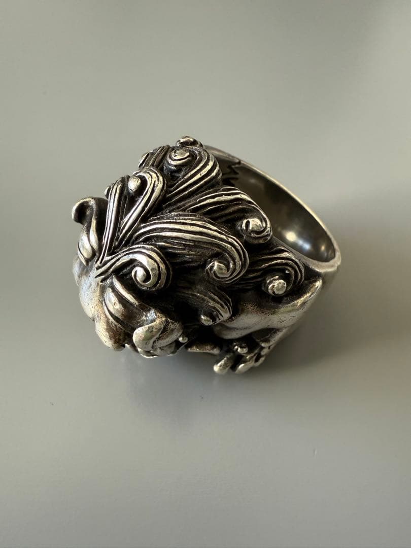 かすう工房 廃番 希少 初期 獅子リング