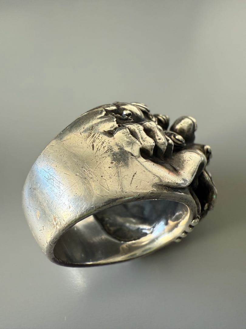 かすう工房 廃番 希少 初期 獅子リング