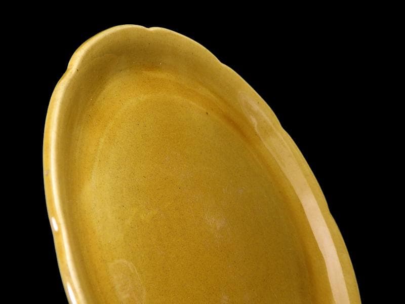 珉平焼　淡路焼　７寸半皿　E699AS-CRu