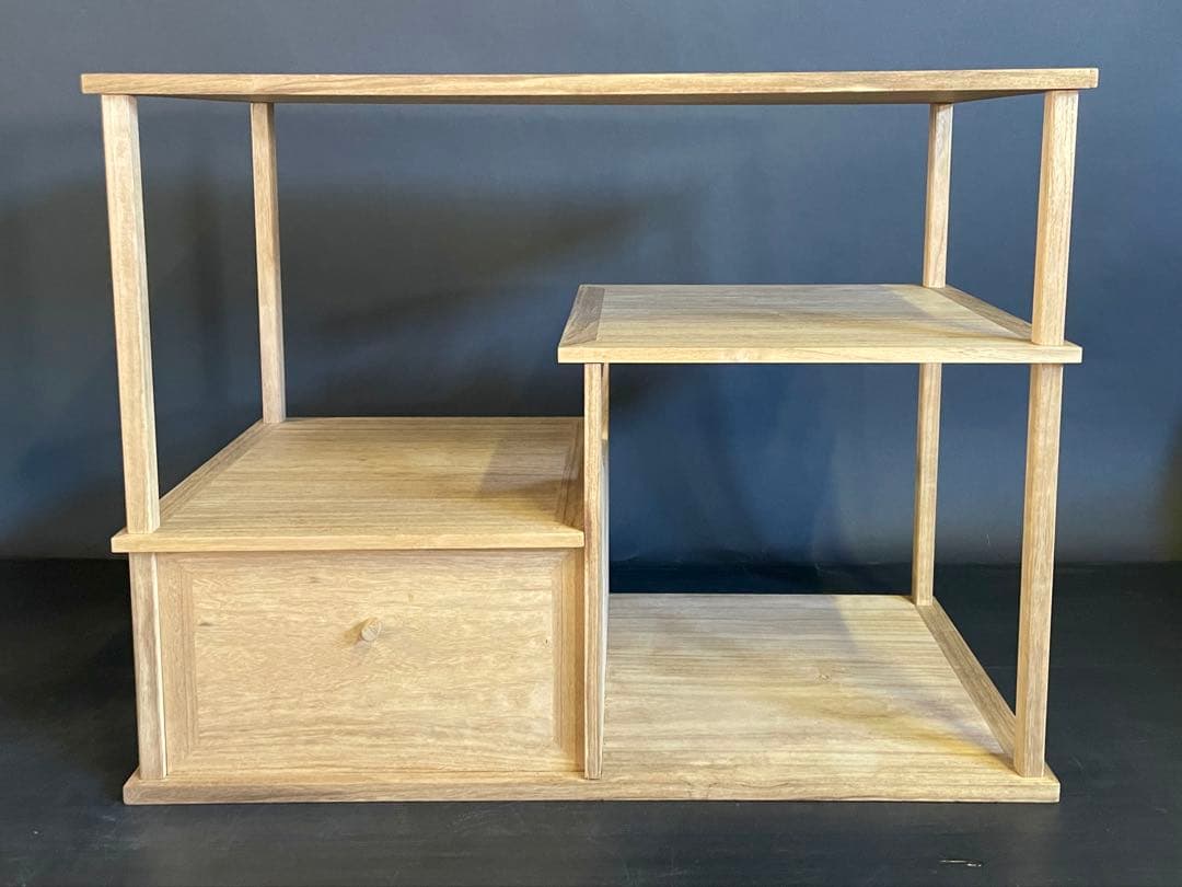 特価 母 利休好 袋棚 志野棚 組立式 仕舞い箱 茶道具 26F 大特価