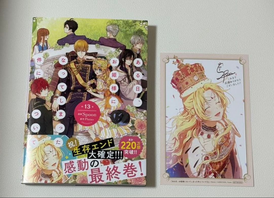 ある日、お姫様になってしまった件について 13巻(購入者特典付き)(完結