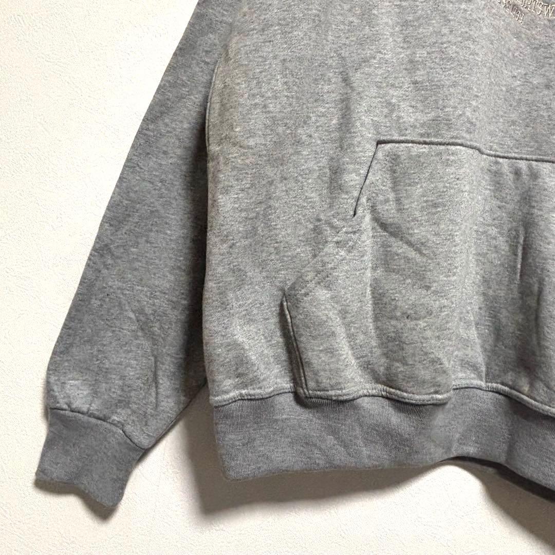 【新品タグ付】DAVOUCCIダヴォッチ パーカースウェット ロゴ刺繍　裏起毛