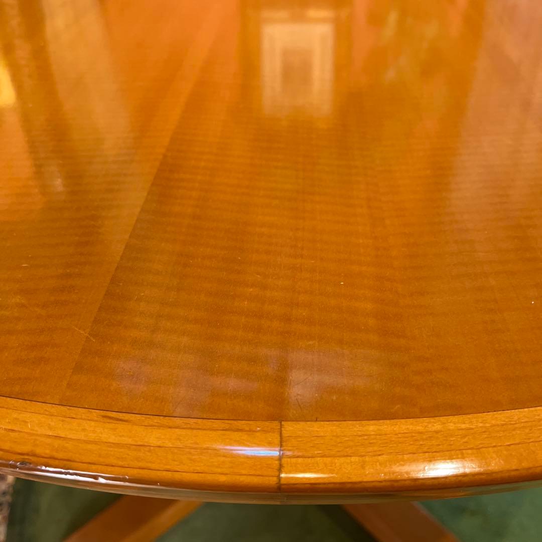 ゆ引き取り価格　カリモク　チターノ　スタイリッシュモダン　ラウンドテーブル