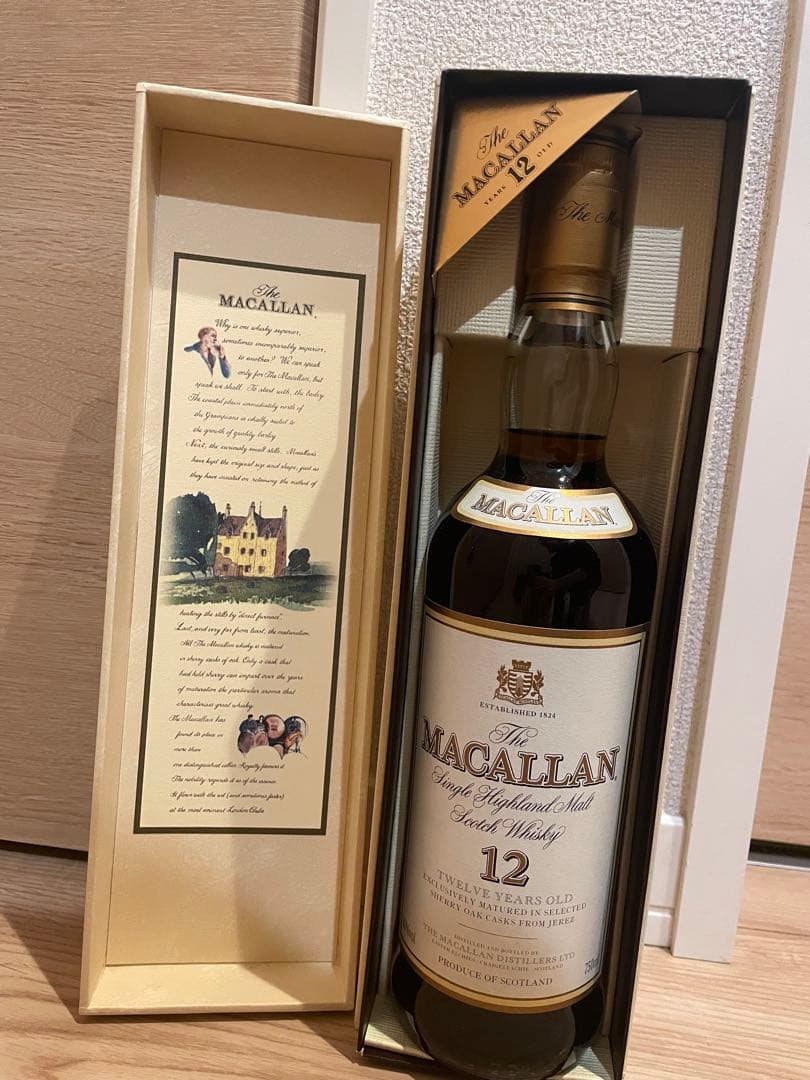 The MACALLAN マッカラン 12年 旧ボトル 750ml/43% ウイスキー 古酒