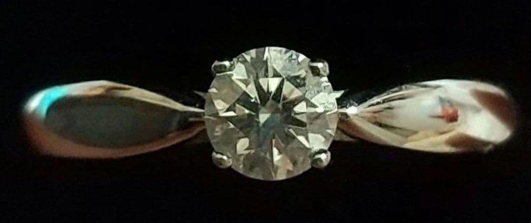 ティファニー ハーモニー ダイヤモンドリング 0.21ct/I/VS1/3EX