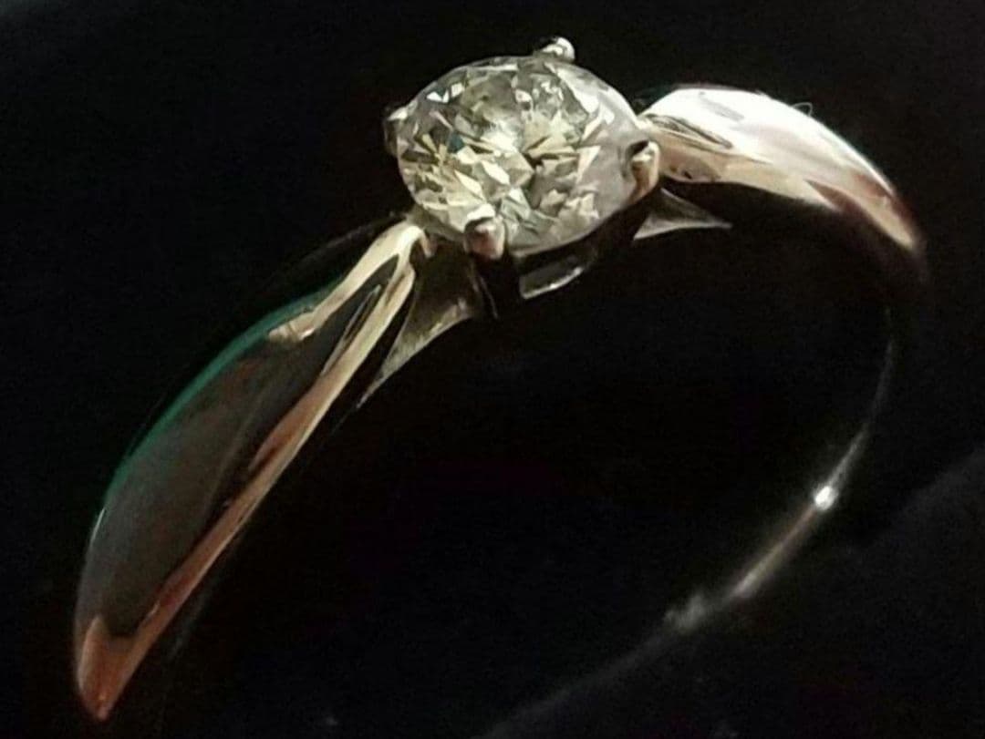 ティファニー ハーモニー ダイヤモンドリング 0.21ct/I/VS1/3EX