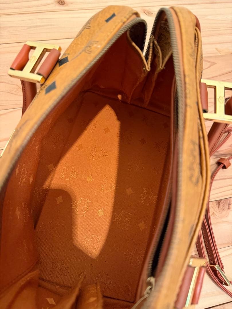 美品 ■ MCM エムシーエム ハンドバッグ2way 総柄 ショルダーバッグ