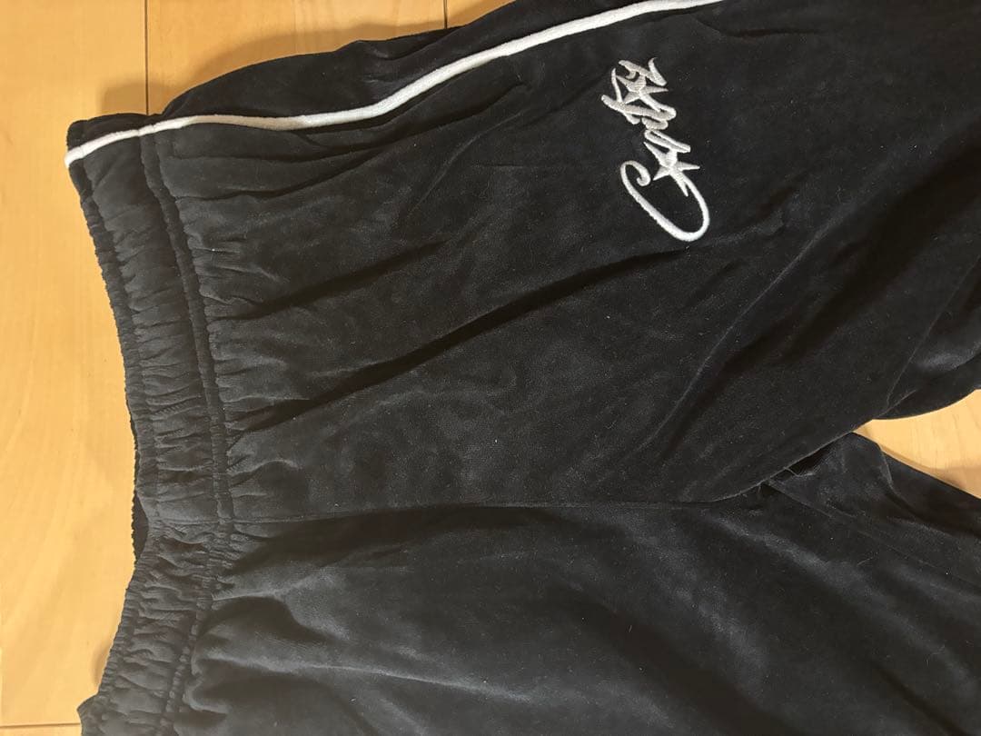 【ぴろさん専用】Corteiz ベロアセットアップ ブラック コーテイズ