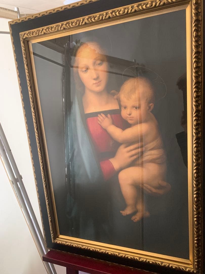 3点まとめ売り　ラファエロの名画「大公の聖母」　印刷画