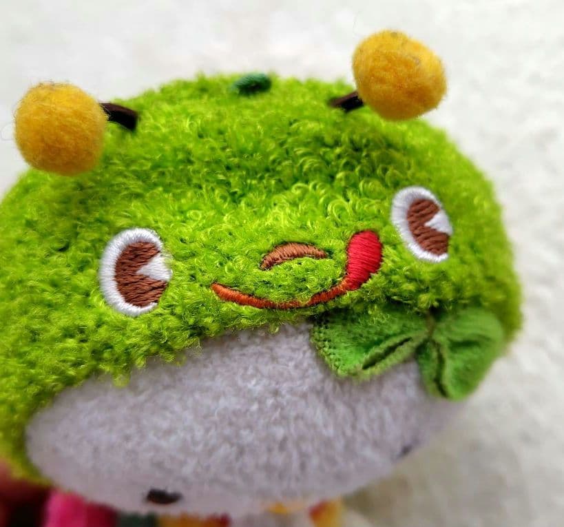 ハローキティカラフルパグマスコット あおむし レア ボールチェーン欠品