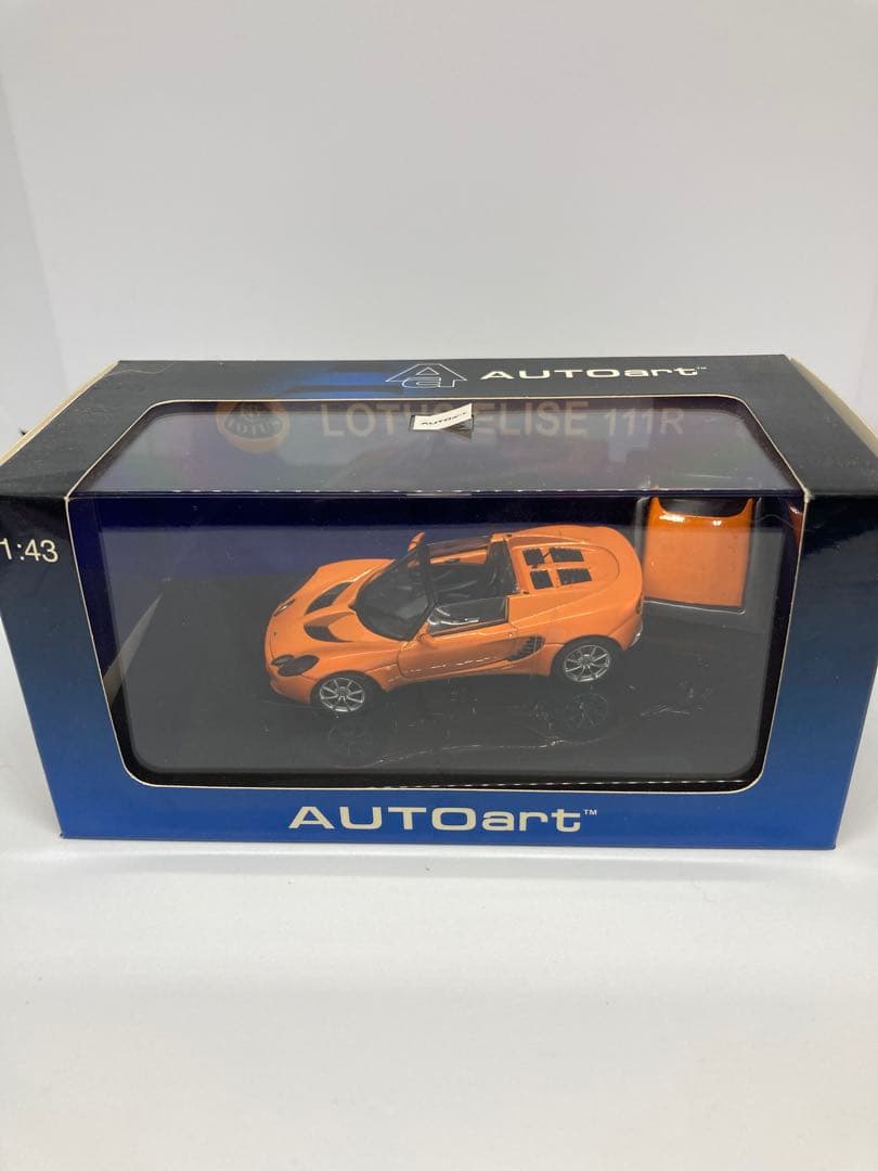 AUTOart ロータス エリーゼ 1/43 オレンジ　ミニカー タカラトミー 『 トミカ No.72 ロータス エリーゼ スポーツ 220 II (箱