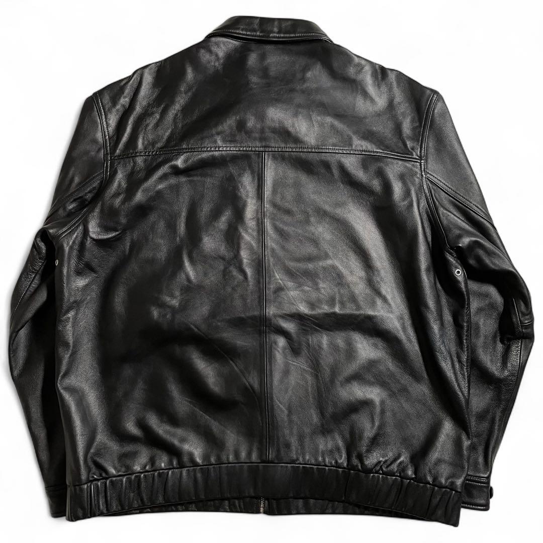 LFYT MONOGRAM LF LOGO LAMB LEATHER JKT