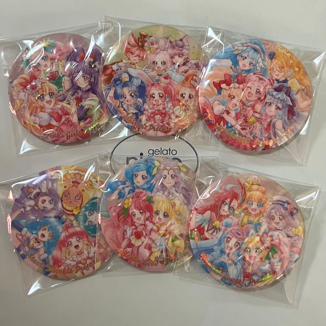 プリキュアオールスターズ 缶バッジ セット ビスケット - メルカリ