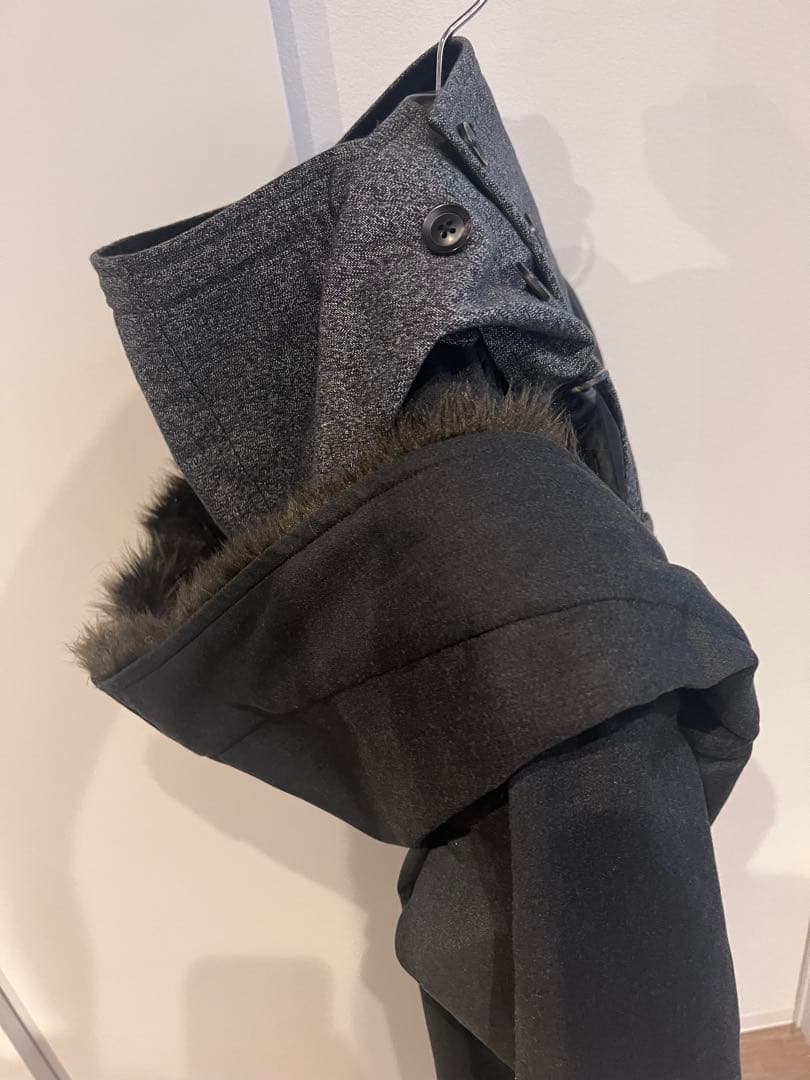 ヨウジヤマモト プールオム 18AW Double Hooded ドレスコート