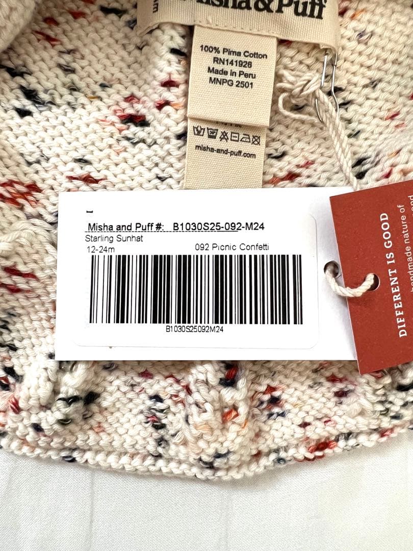 25ss Starling Sunhat / Picnic Confetti