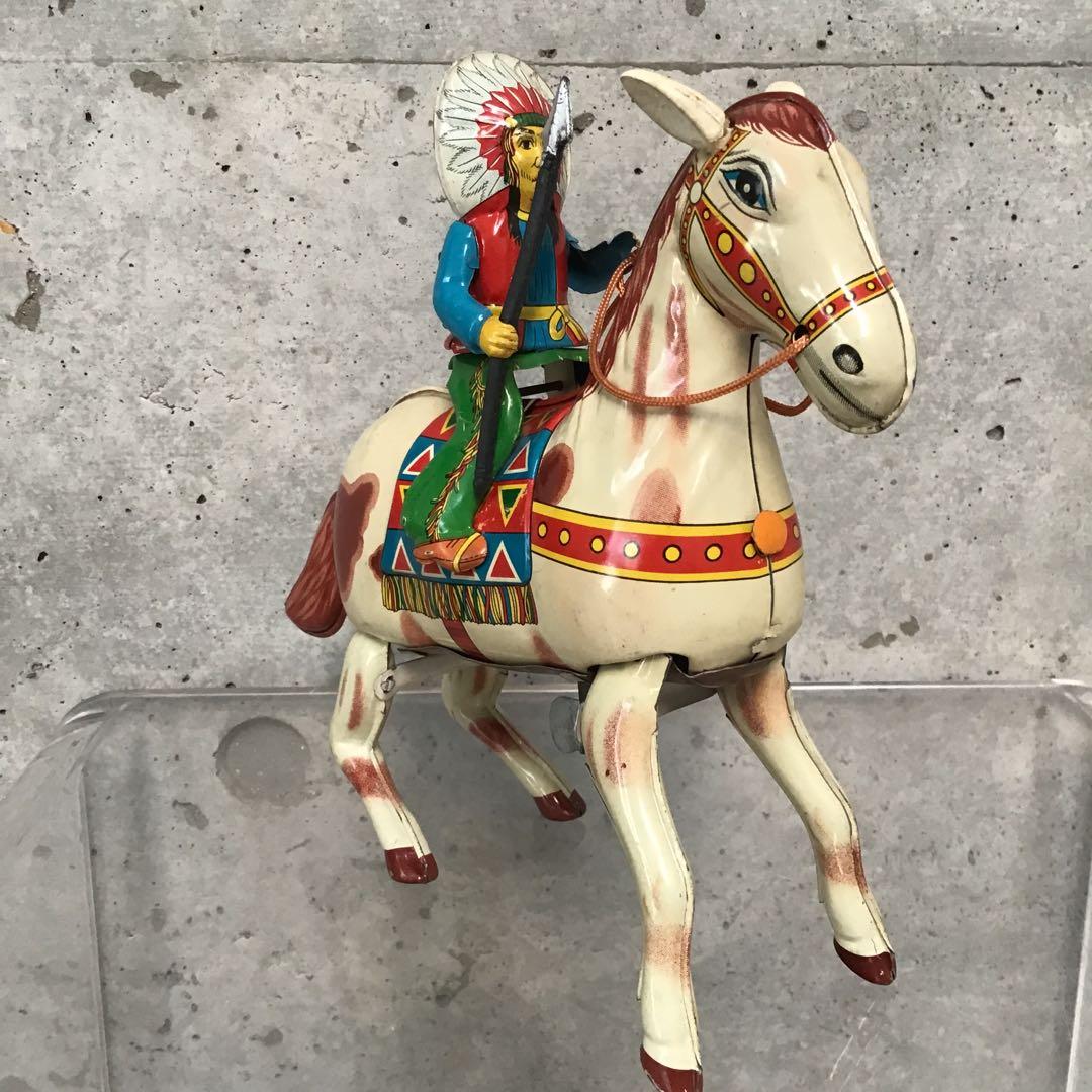 50年代 ブリキのおもちゃ 『 アパッチライダー』 日本製 美品